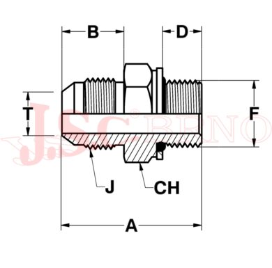 BA.19.08.06 (3/4-16UNF - G3/8")  (8624)